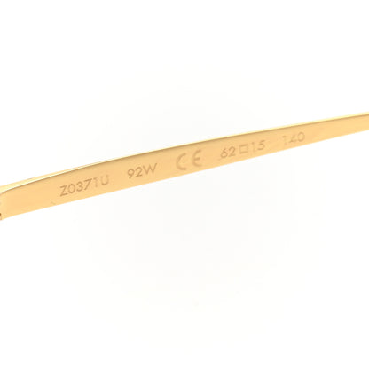 Louis Vuitton Lily Sunglasses Z0371U Brown Glitter 6 of 7