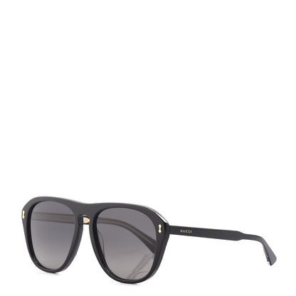 Gucci Aviator Sunglasses GG0128S Black 1 of 9