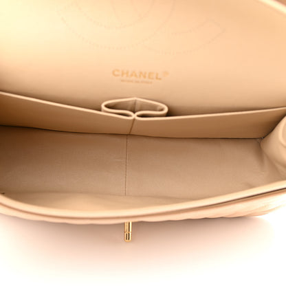 Chanel Caviar Quilted Jumbo Double Flap Beige Clair 7 of 11