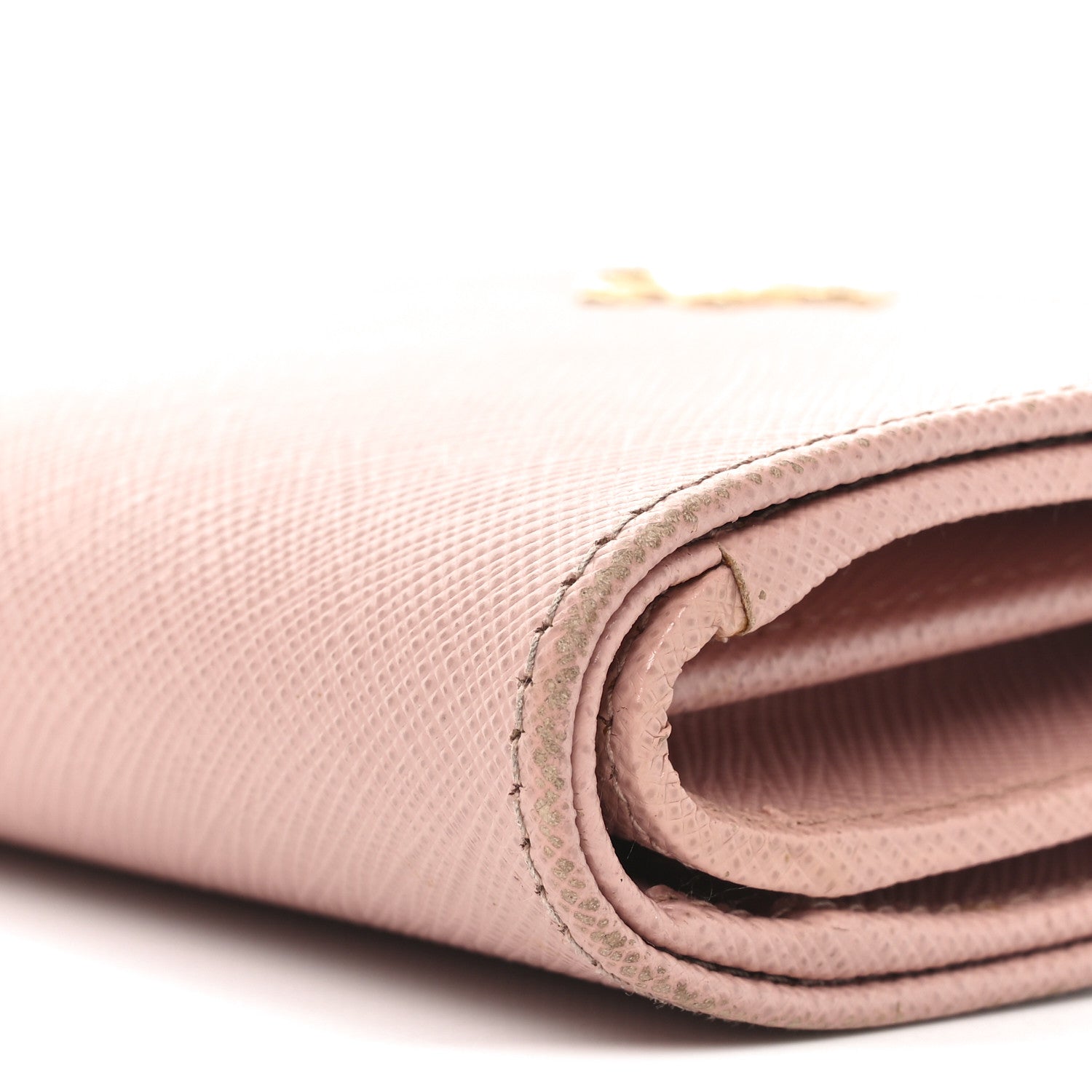 Prada Saffiano Metal Compact Wallet Orchidea 9 of 9