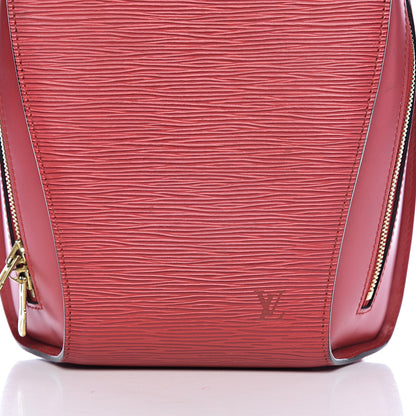 Louis Vuitton Epi Mabillon Backpack Castillan Red 10 of 10