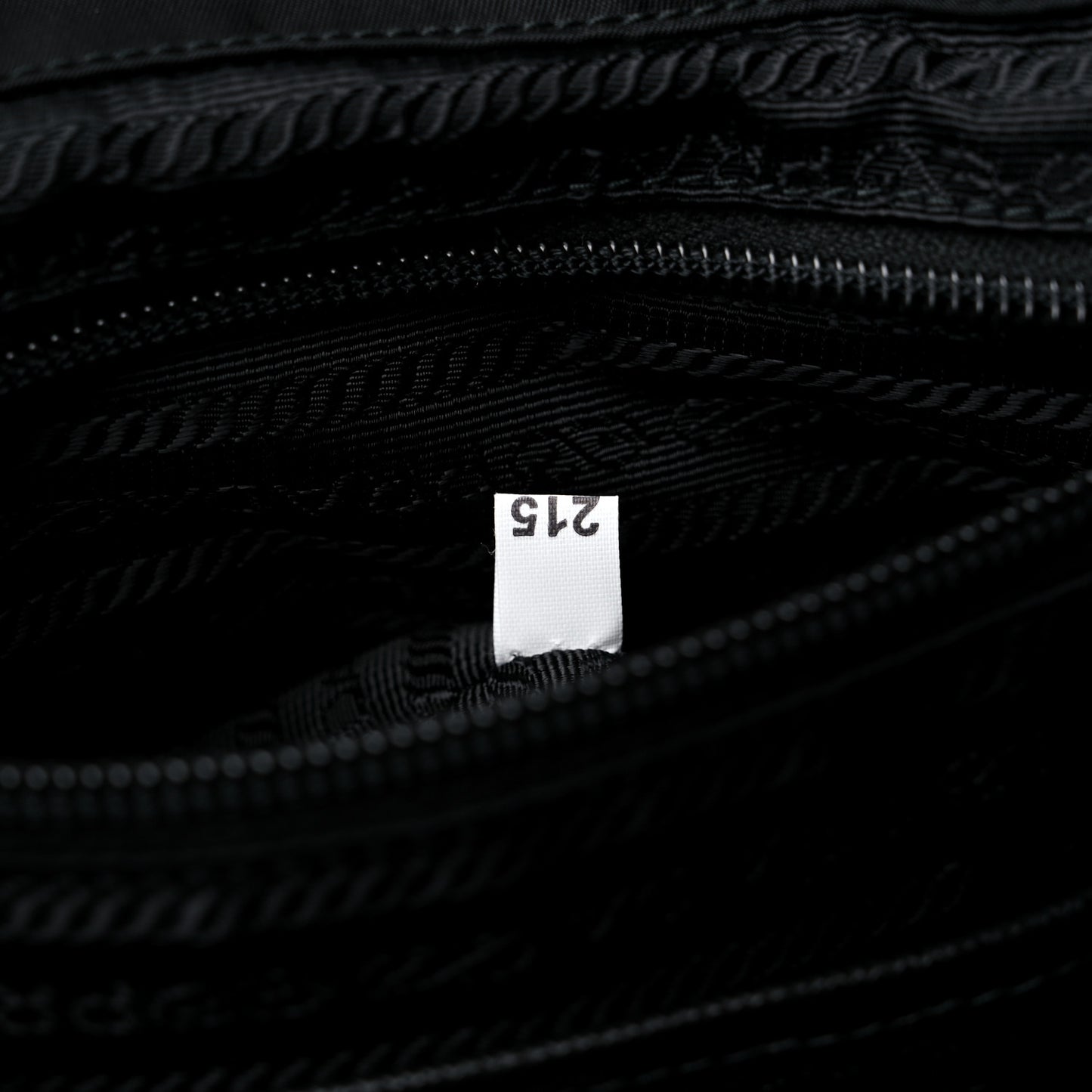 Tessuto Nylon Saffiano Small Backpack Black