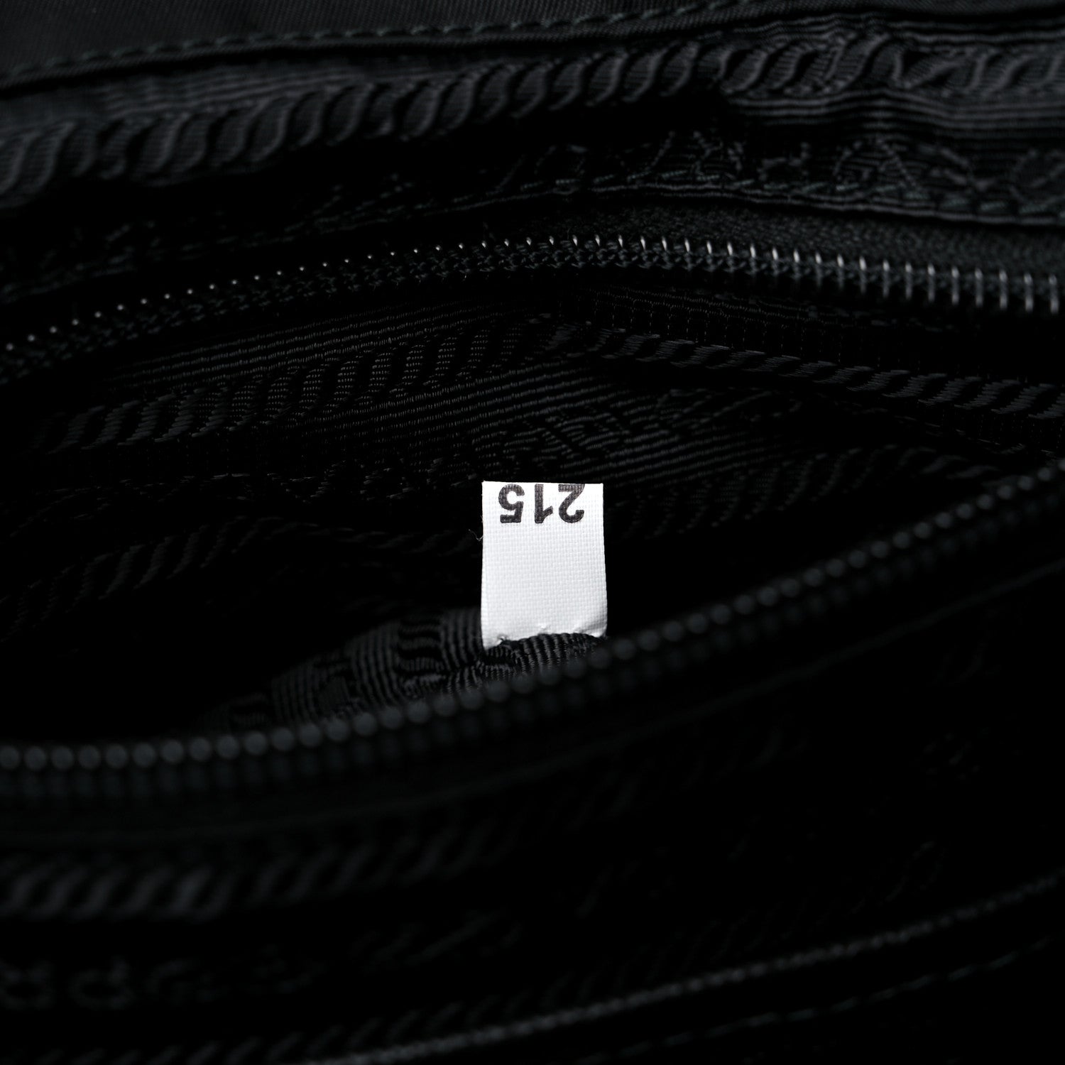 Prada Tessuto Nylon Saffiano Small Backpack Black 7 of 10