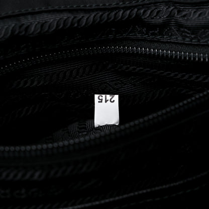 Prada Tessuto Nylon Saffiano Small Backpack Black 7 of 10