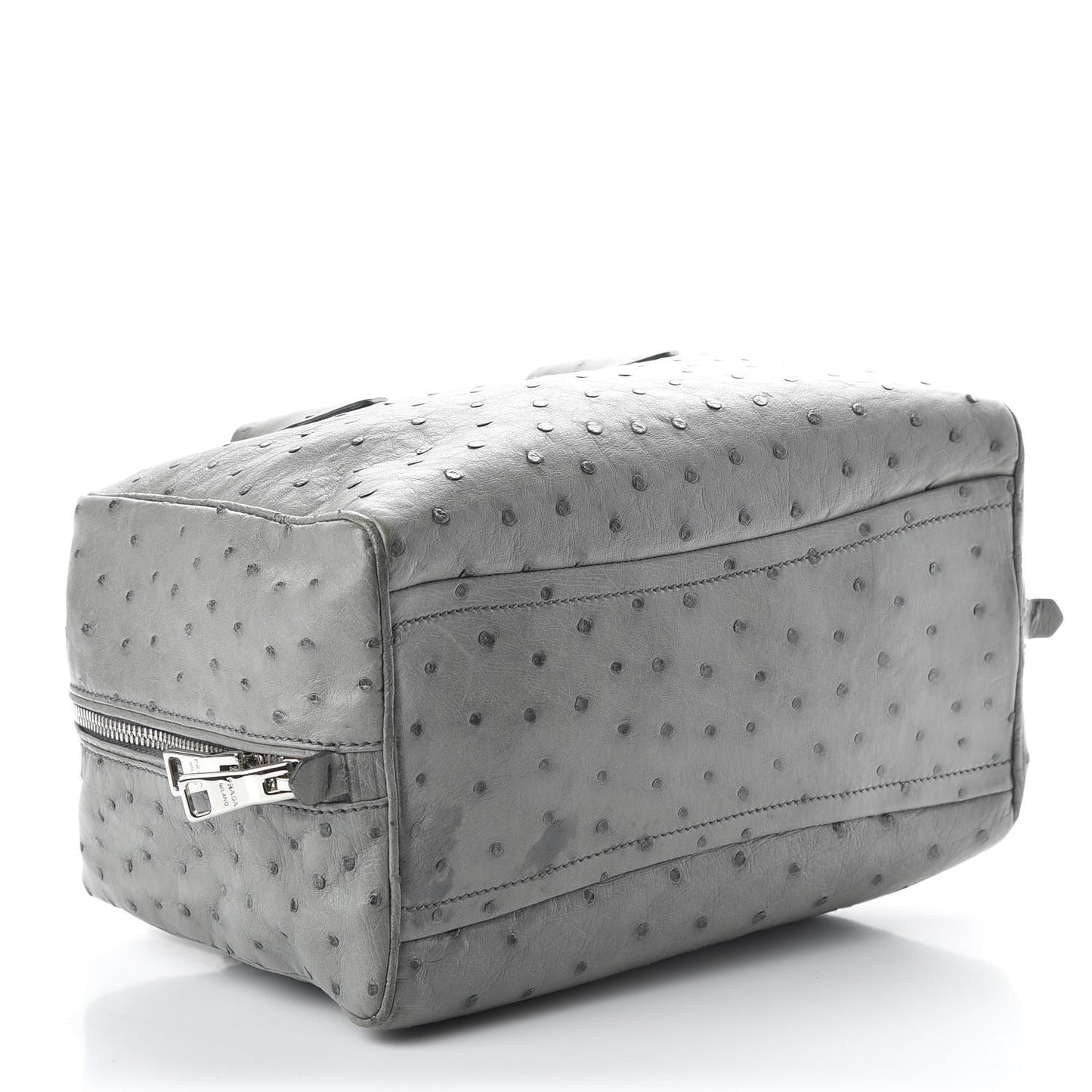 Ostrich Lage Inside Tote Grey