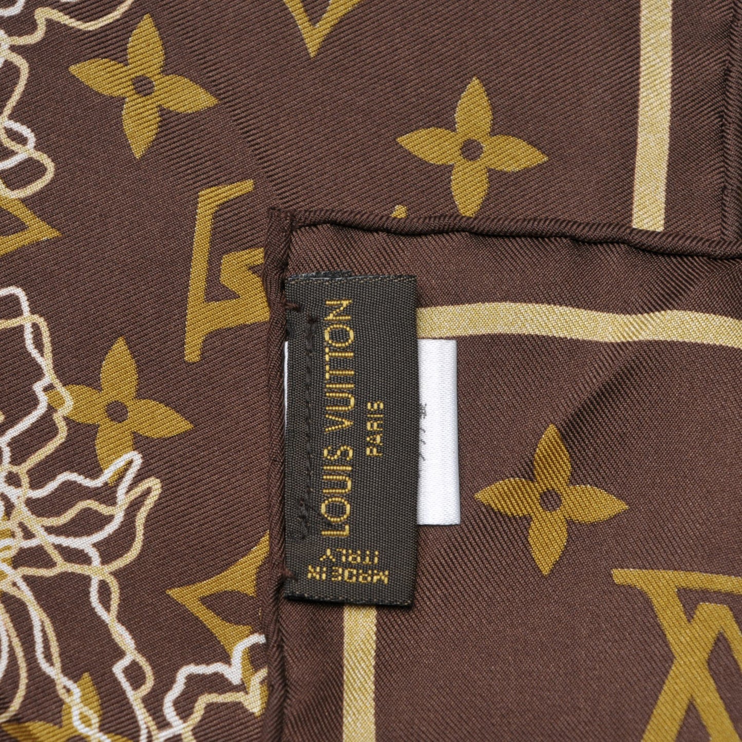 Silk Monogram Dentelle Scarf