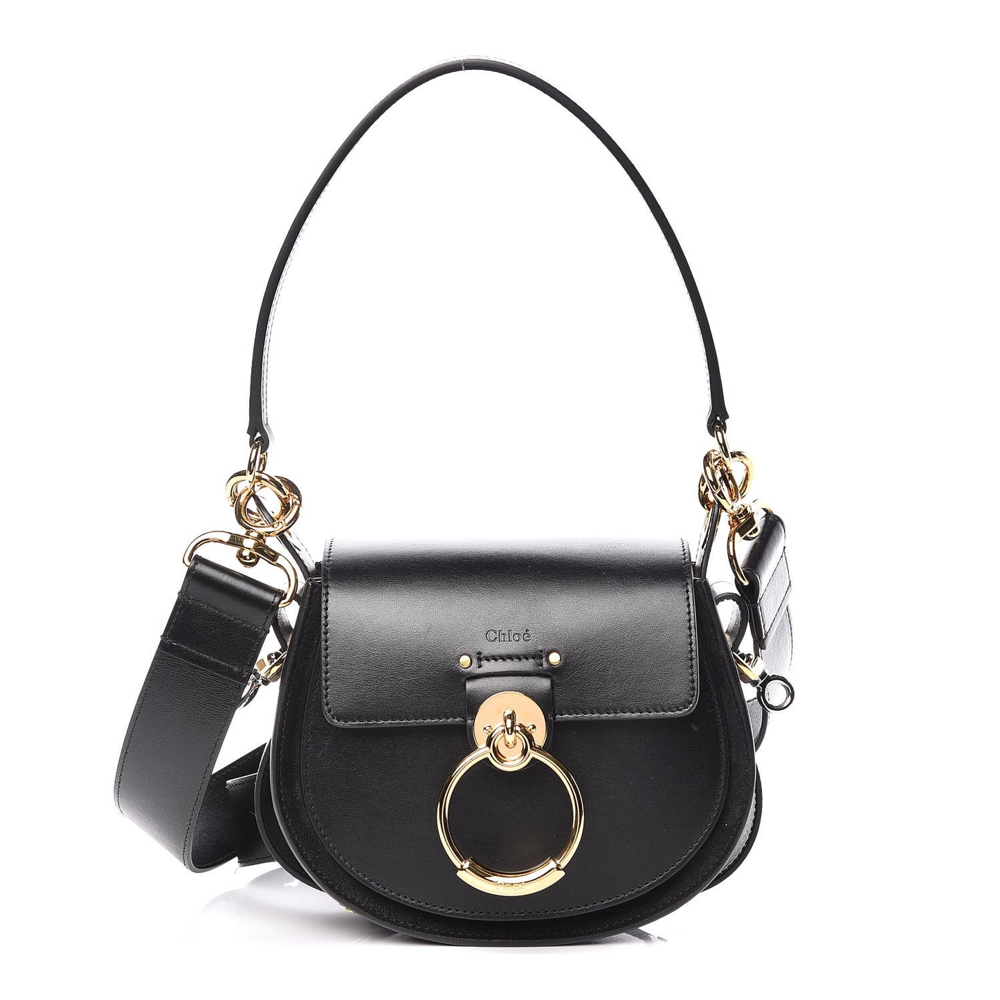 Calfskin Small Tess Bag Black