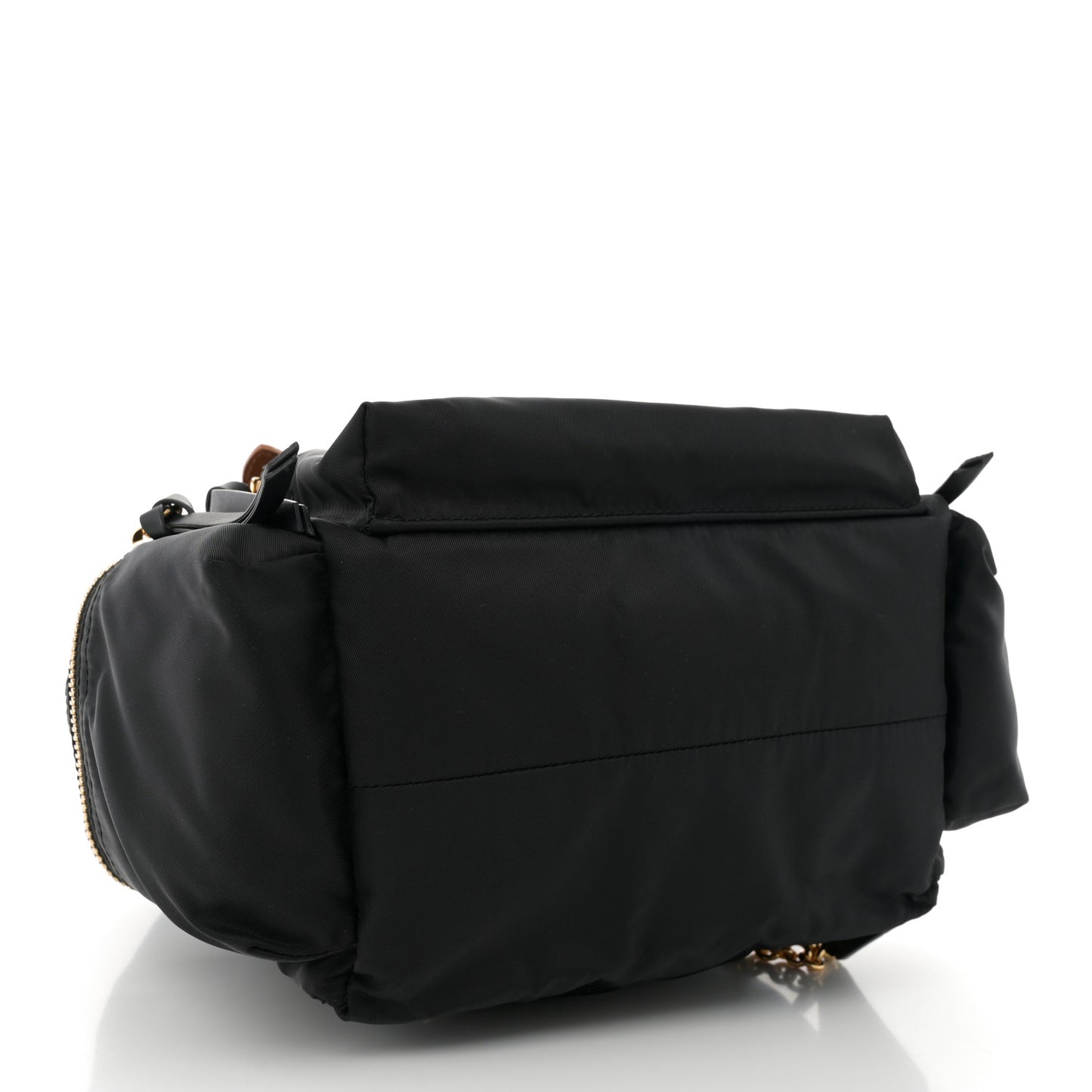 Nylon Medium Rucksack Backpack Black