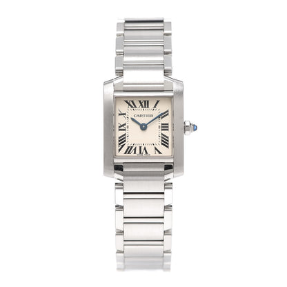 Cartier Stainless Steel 20mm Tank Francaise Quartz Watch 1 of 6