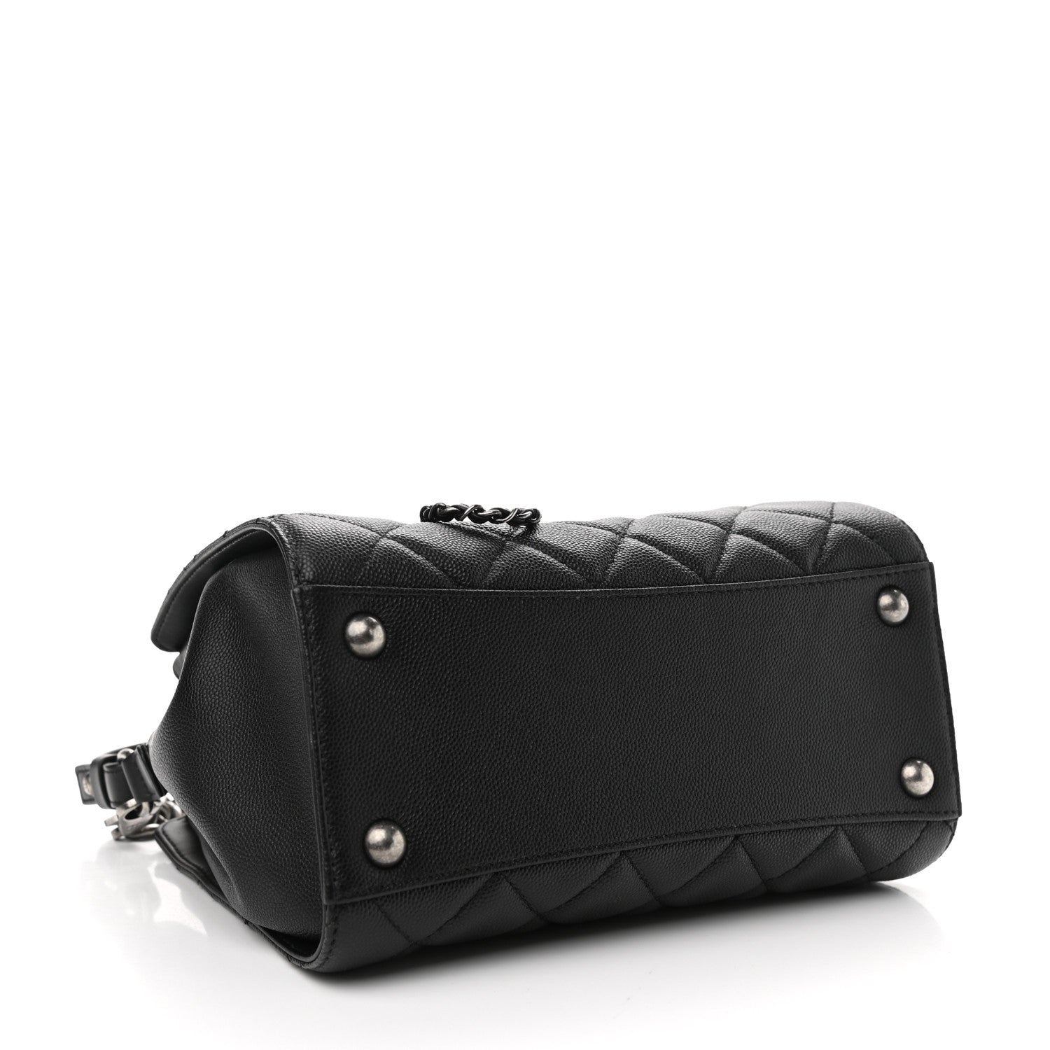 Chanel Caviar Quilted Small CC Bucket Bag Black 3 of 10