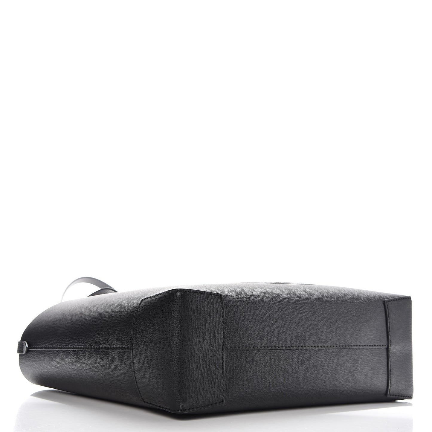 Calfskin Crest Embossed Small Tote Black