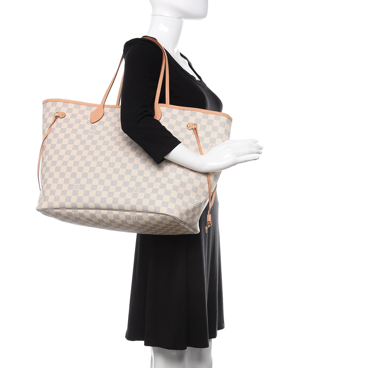 Damier Azur Neo Neverfull GM Rose Ballerine