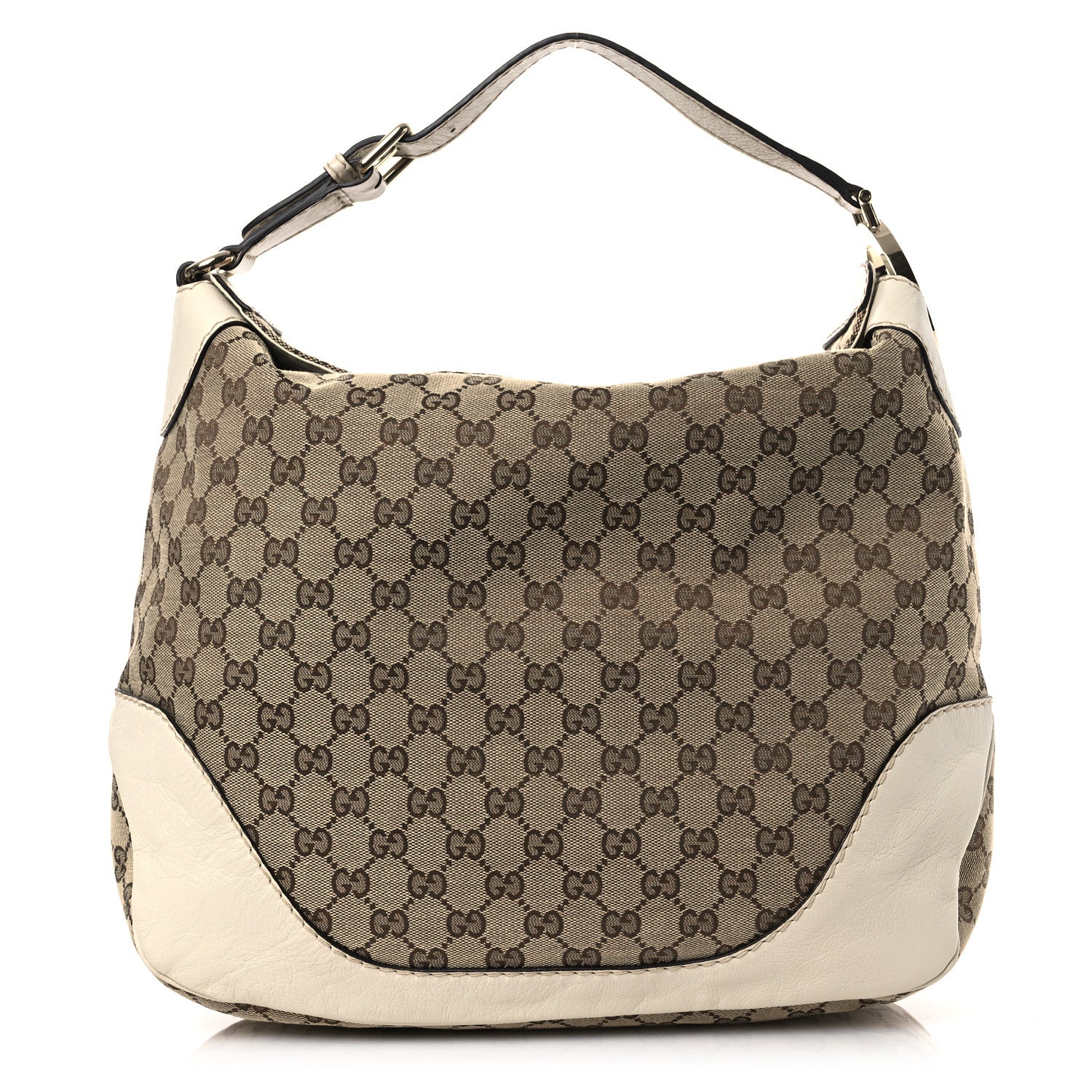 Gucci Monogram Medium Charlotte Hobo Off White 1 of 11