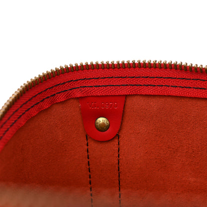 Louis Vuitton Epi Keepall 45 Castillan Red 6 of 16
