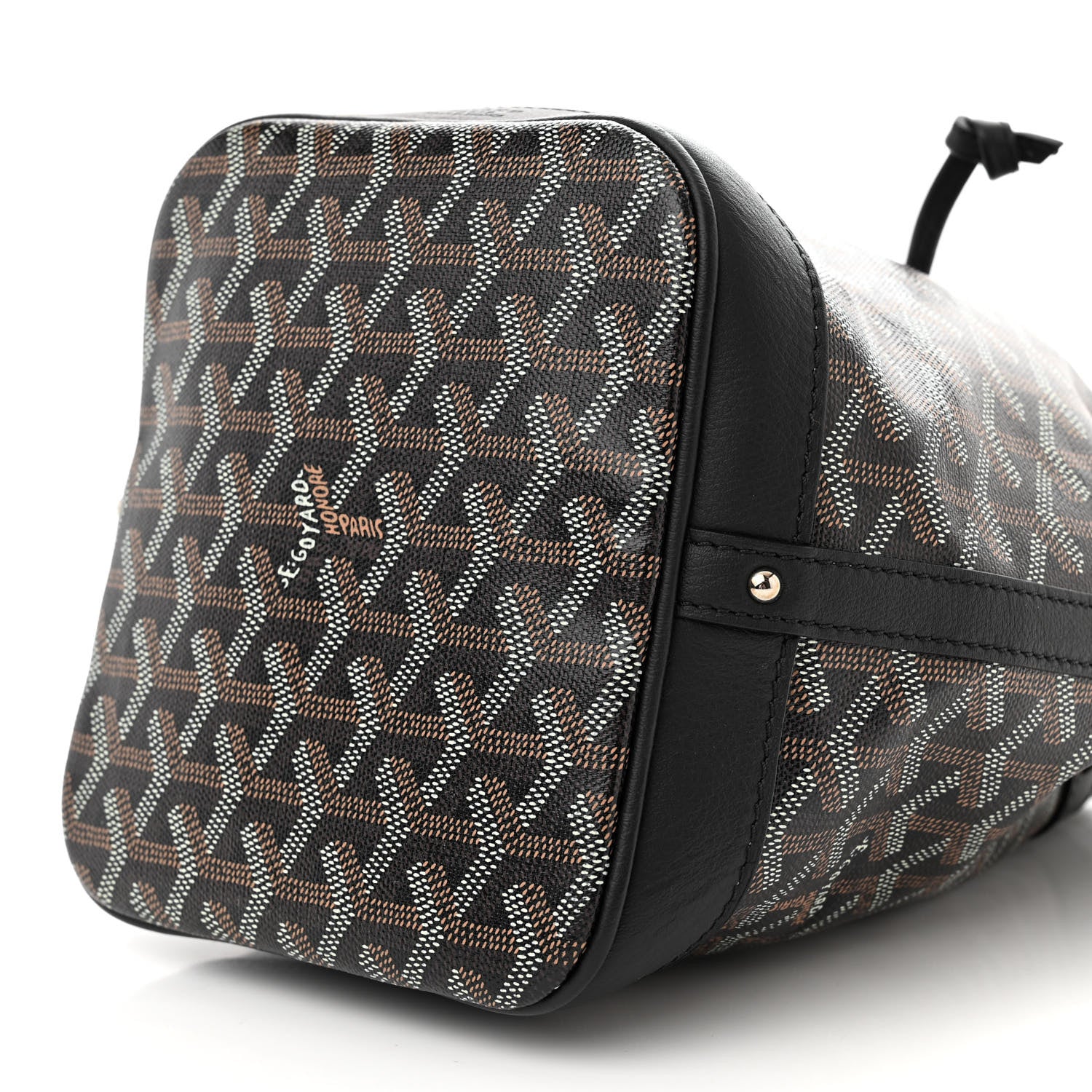 Goyard Goyardine Petit Flot Bucket Bag PM Black 9 of 9