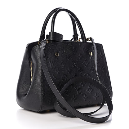 Louis Vuitton Empreinte Montaigne BB Black 3 of 9