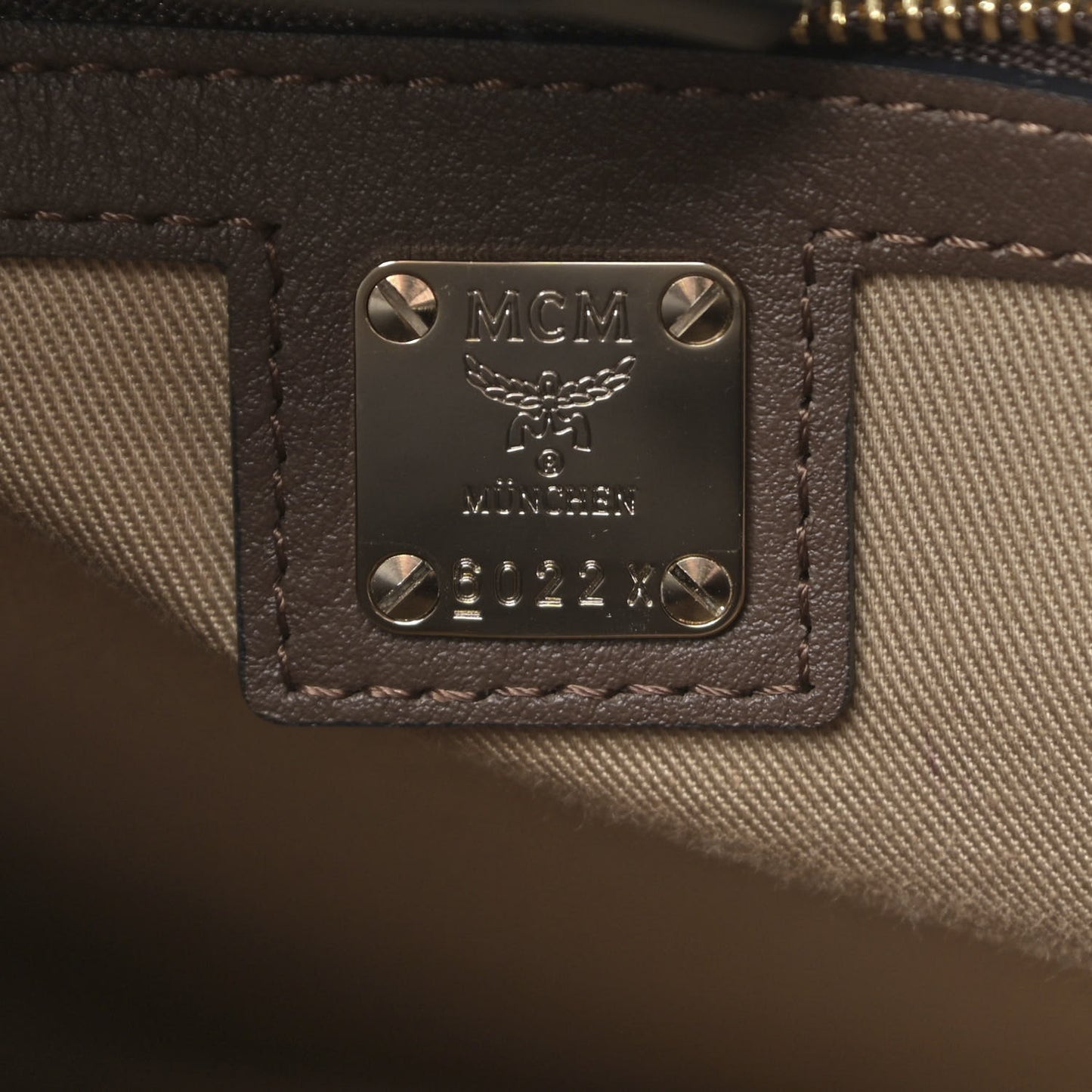 Calfskin Ottomar Monogram Medium Essential Tote Chestnut