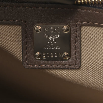 MCM Calfskin Ottomar Monogram Medium Essential Tote Chestnut 6 of 16