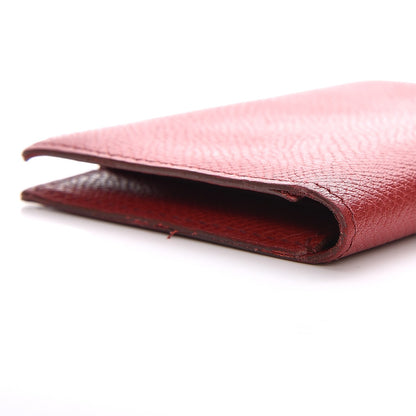 Hermes Epsom Card Case Rouge Vif 10 of 11