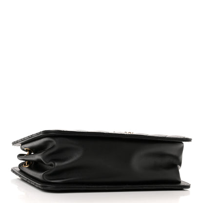 Chanel Calfskin Quilted CC Chain Accordion Tote Black 4 of 10