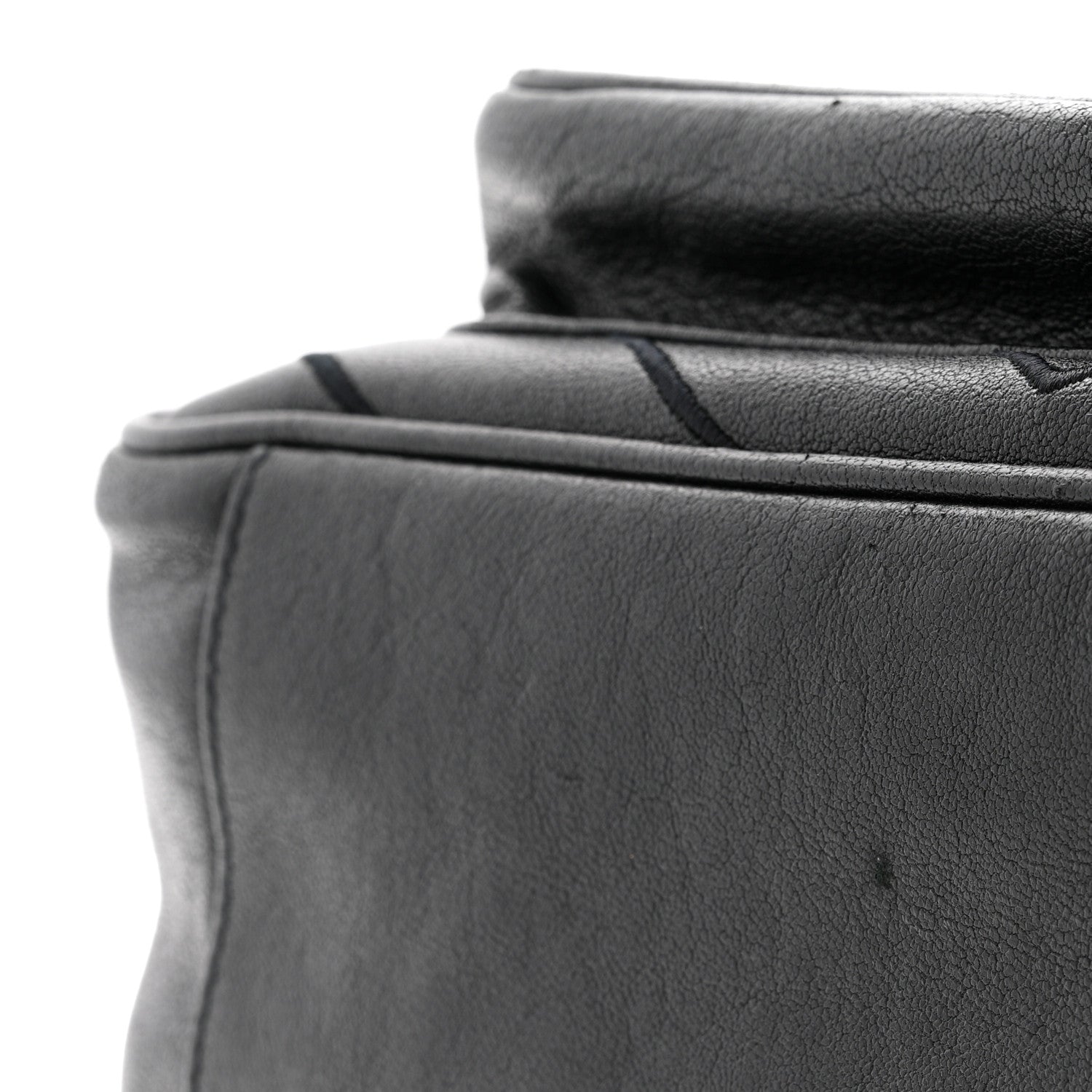 Saint Laurent Calfskin Matelasse Monogram Microstud Medium Niki Chain Satchel Black 12 of 13