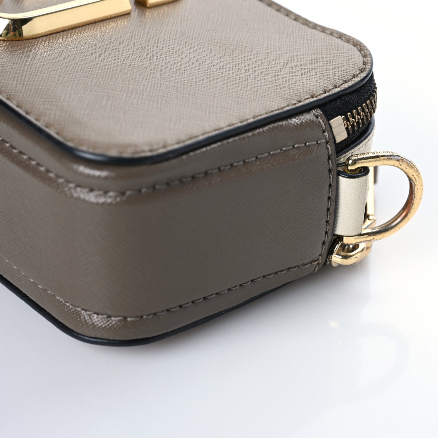 Marc Jacobs Saffiano Small Snapshot Camera Bag Sandcastle 7 of 9