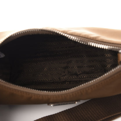 Prada Tessuto Nylon Saffiano Re-Edition 2005 Shoulder Bag Cacao 5 of 13