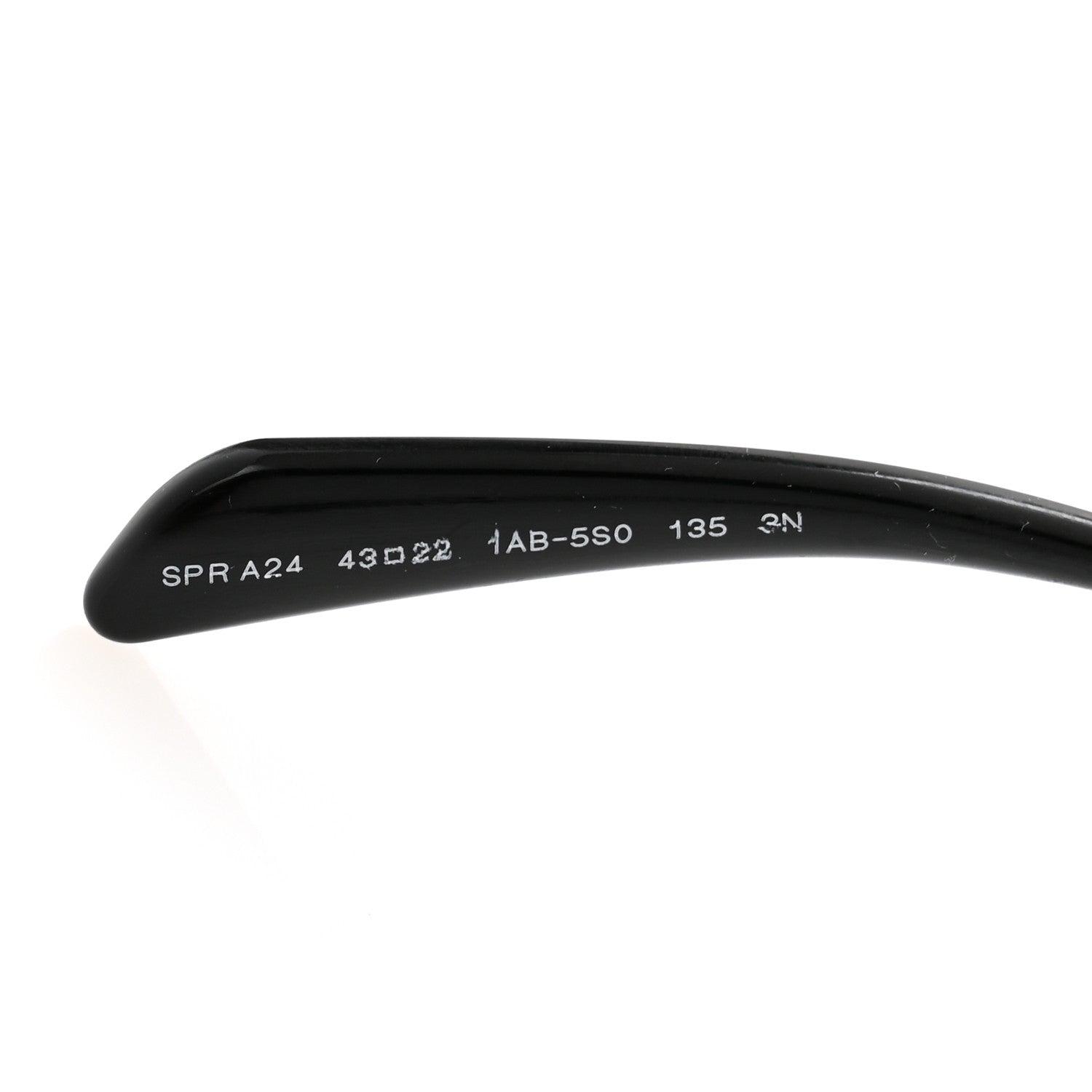 Prada Acetate Rimless Sunglasses SPR A24 Black 6 of 8
