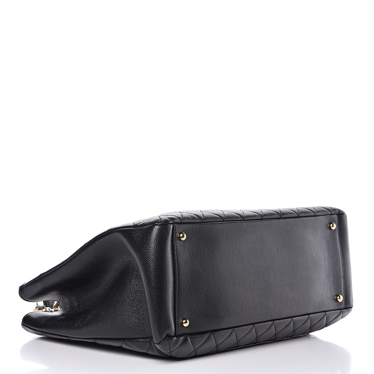 Caviar Quilted XL Grand Shopping Tote GST Black