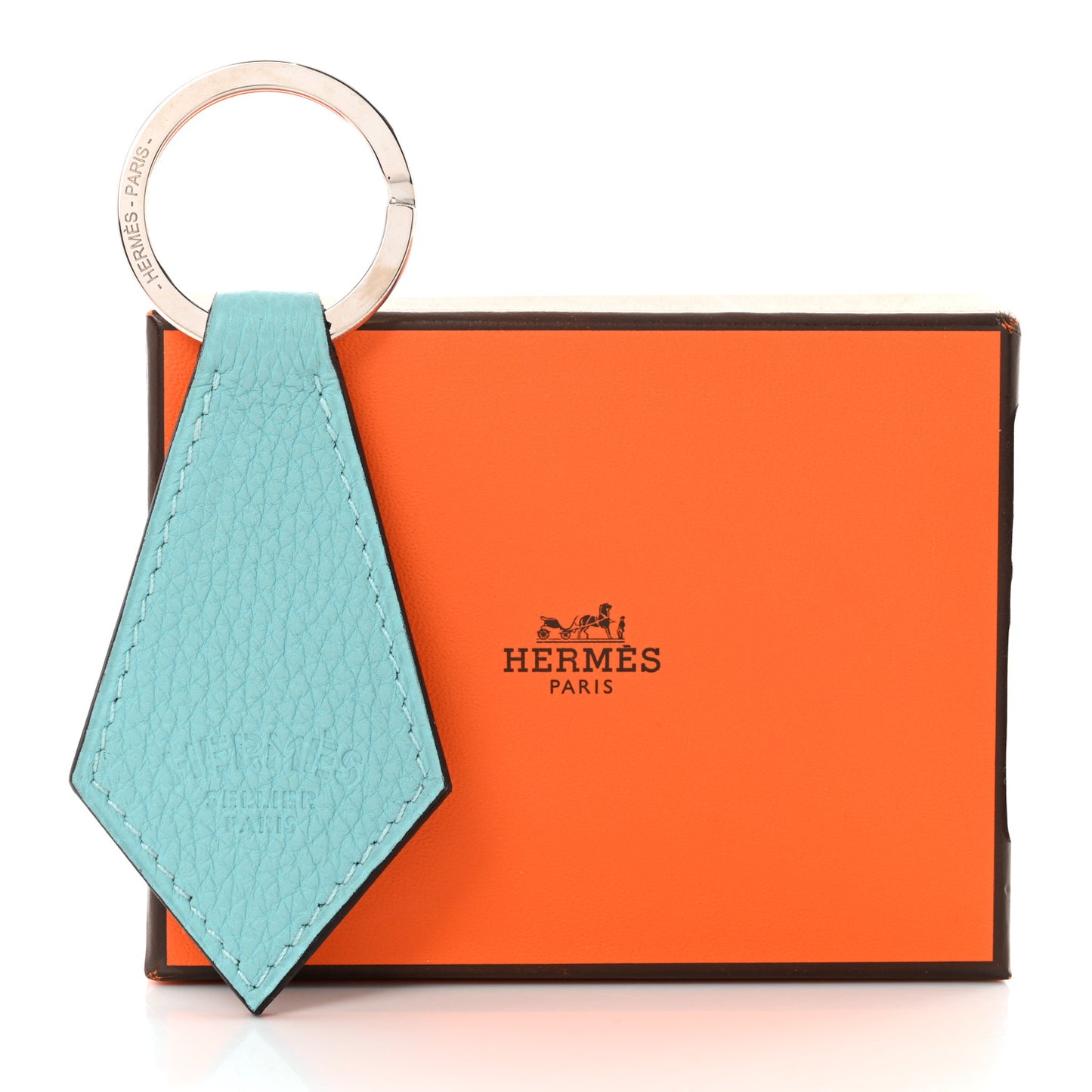 Togo Tab Key Ring Bleu Atoll