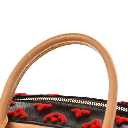 Louis Vuitton Monogram Tuffetage Deauville Cube Red 14 of 16