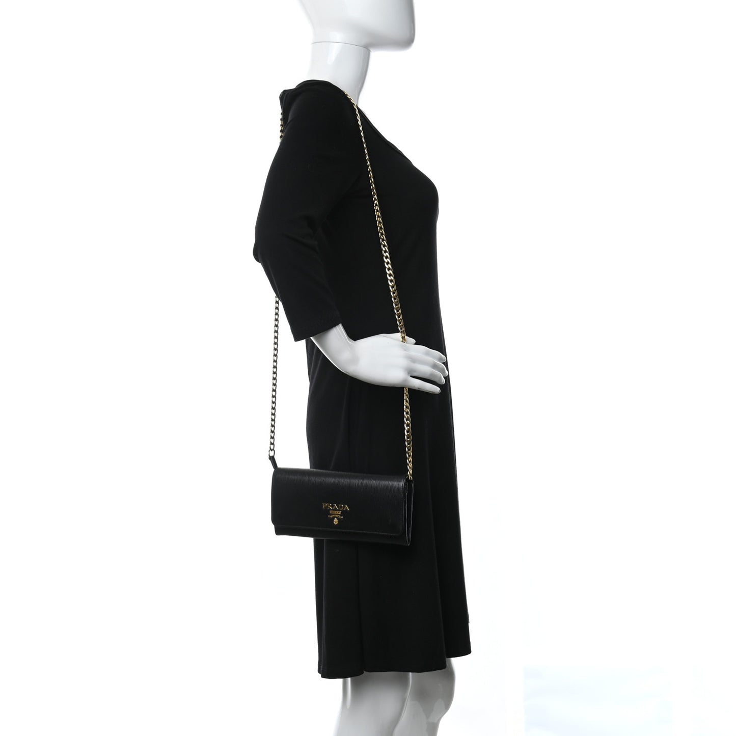 Vitello Move Chain Wallet Black