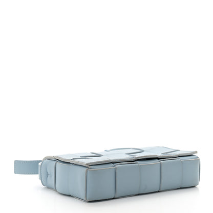 Bottega Veneta Nappa Maxi Intreccio Cassette Bag Pale Blue 4 of 10