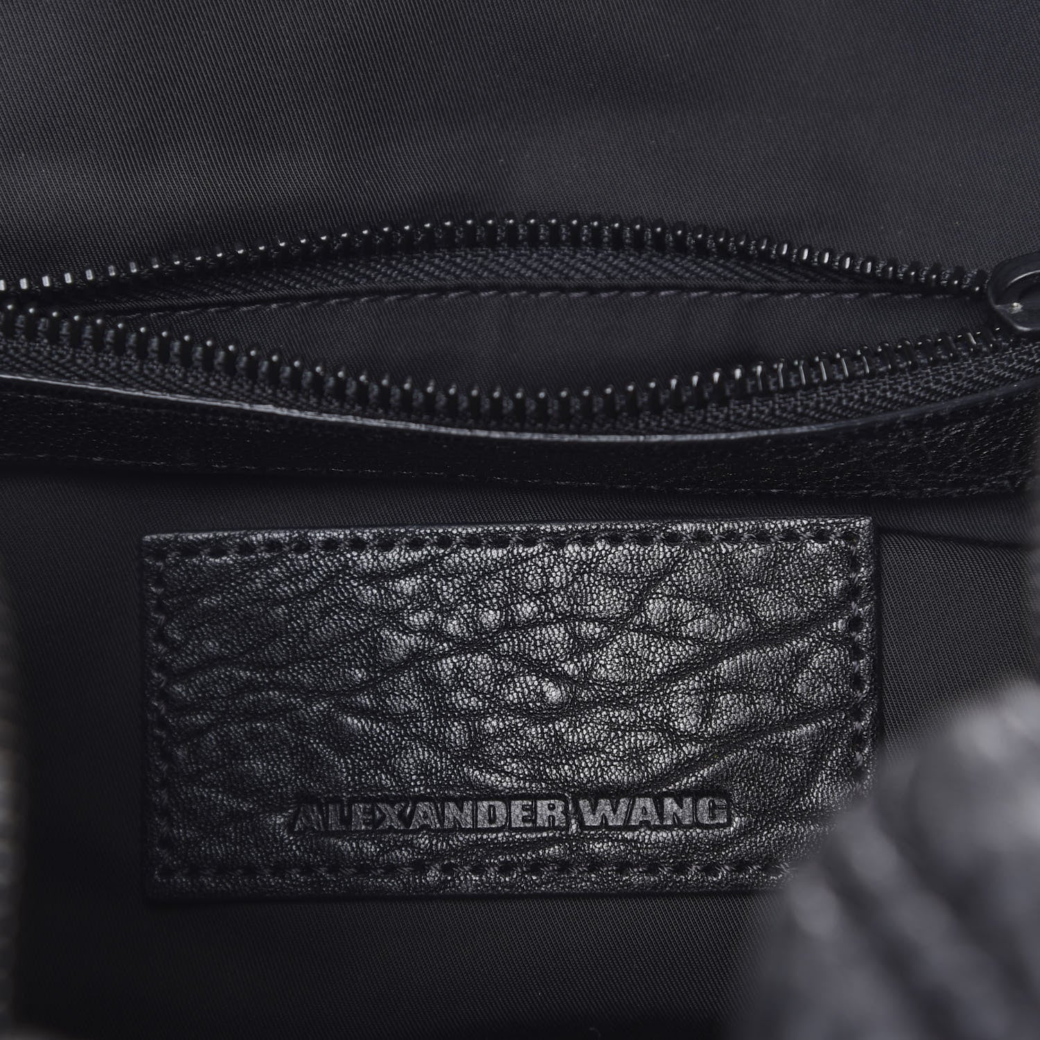 Alexander Wang Pebbled Lambskin Rockie Black Matte Black Hardware 5 of 9