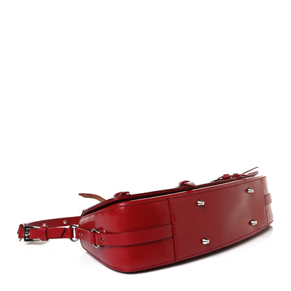 Christian Dior Glazed Calfskin Bondage Clutch Rouge 4 of 15