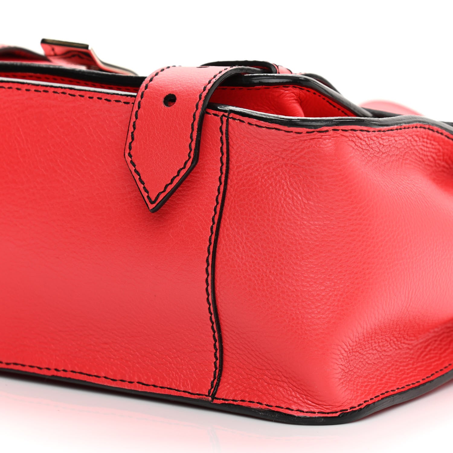 Proenza Schouler Lambskin Tiny PS1 Satchel Red 9 of 9