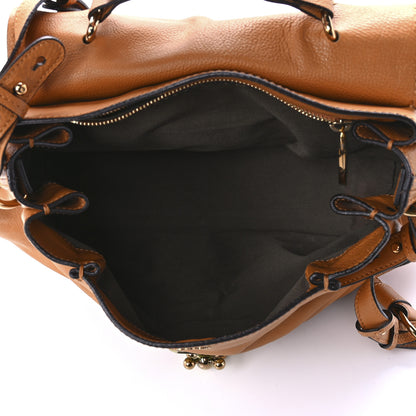 Chloe Calfskin Medium Elsie Satchel Caramel 4 of 11