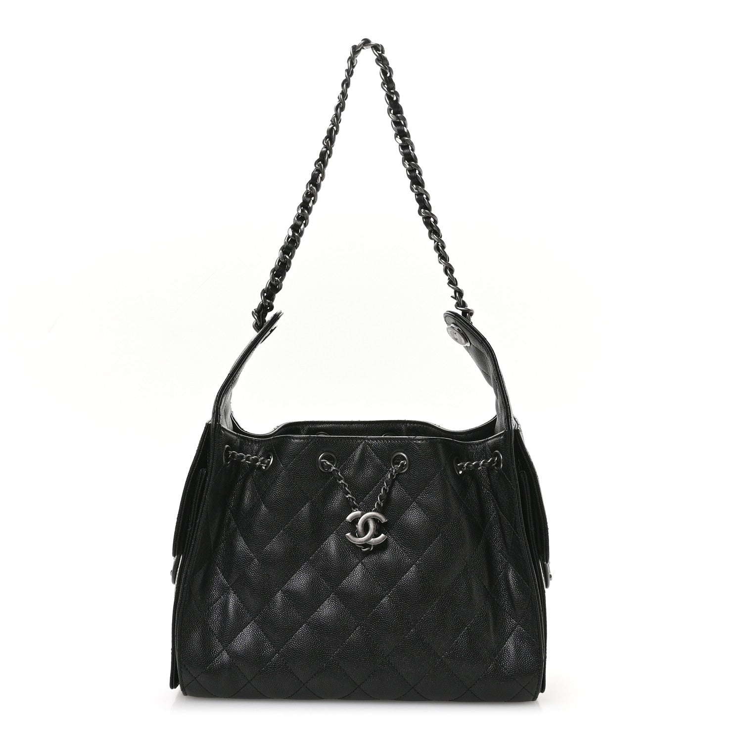 Chanel Caviar Quilted Small Chanel 25 Handbag Black 1 of 11