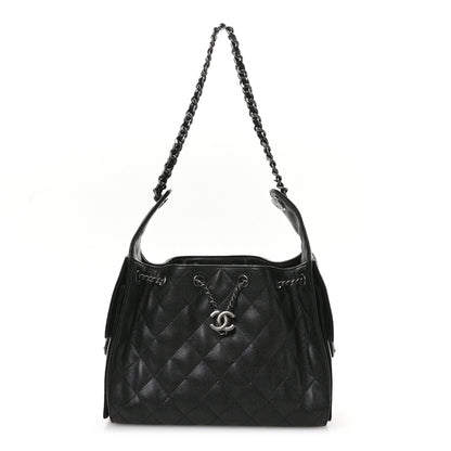 Chanel Caviar Quilted Small Chanel 25 Handbag Black 1 of 11