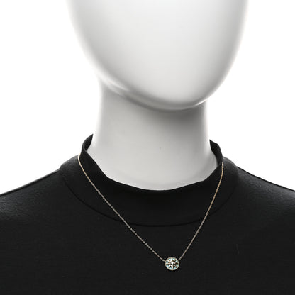 Christian Dior 18K Yellow Gold Diamond Turquoise Rose Des Vents Necklace 2 of 5