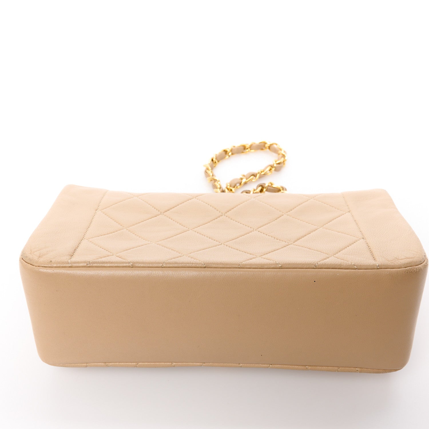 Chanel Lambskin Quilted Small Single Flap Beige 14 of 14