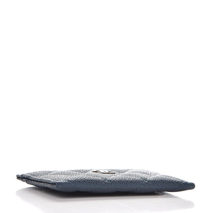 Chanel Iridescent Caviar Quilted Card Holder Dark Blue 4 of 9