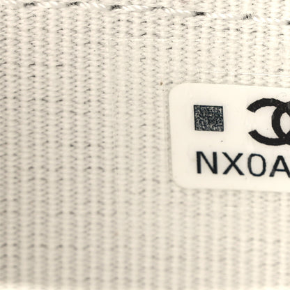 Chanel Caviar Quilted Flap Card Holder Wallet White 8 of 11