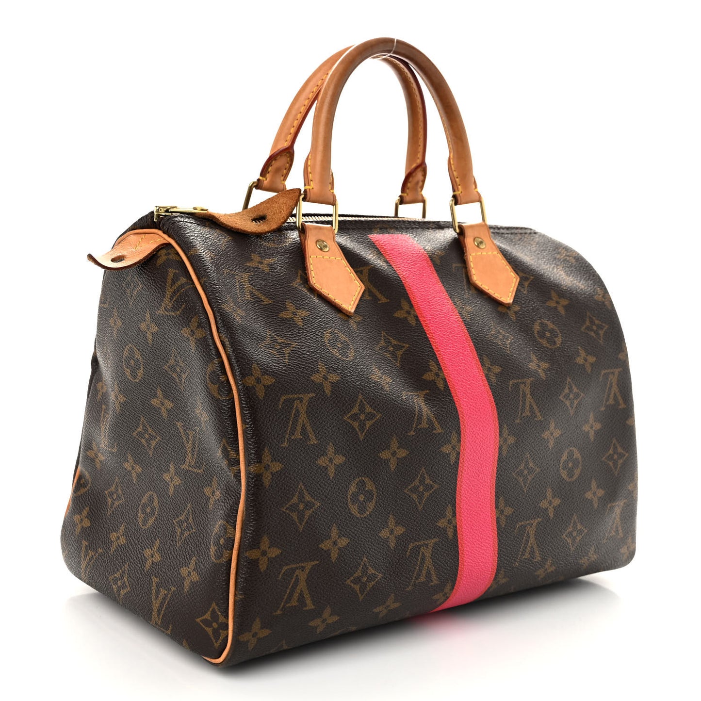 Monogram My LV Heritage Speedy 30 Fuchsia Rouge
