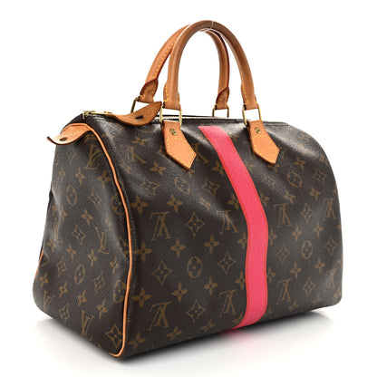 Louis Vuitton Monogram My LV Heritage Speedy 30 Fuchsia Rouge 3 of 11
