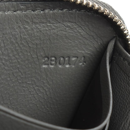 Givenchy Lambskin Shark Lock Zip Around Compact Wallet Grey 7 of 7