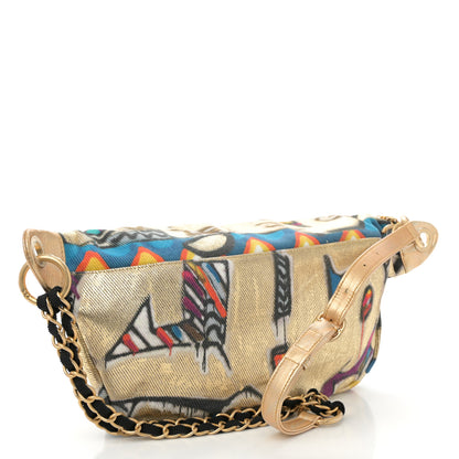 Chanel Graffiti Printed Canvas Street Spirit Waist Belt Bag Multicolor 3 of 10