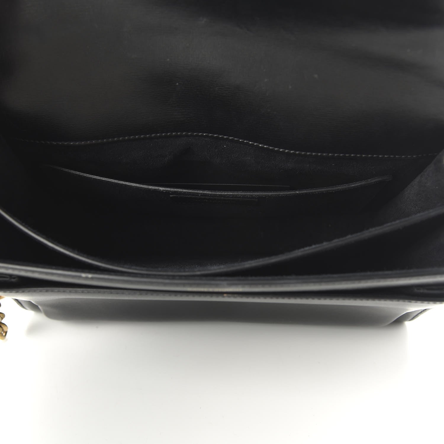 Saint Laurent Calfskin Large Monogram Sunset Black 5 of 9