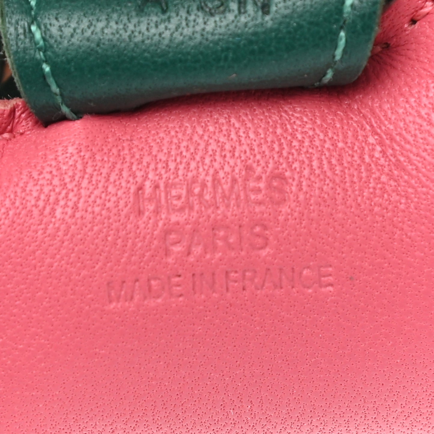 Milo Lambskin Grigri Rodeo Horse Bag Charm PM Rose Azalee Malachite Lime