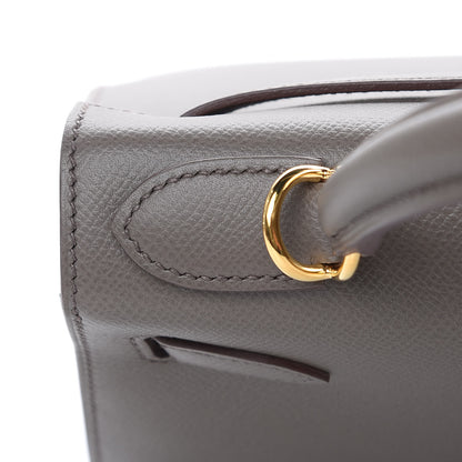 Hermes Epsom Kelly Sellier 28 Etain 28 of 34